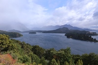 Aussicht auf die Seenlandschaft bei Bariloche